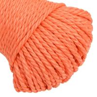 Werktouw 3 mm 100 m polypropeen oranje - thumbnail