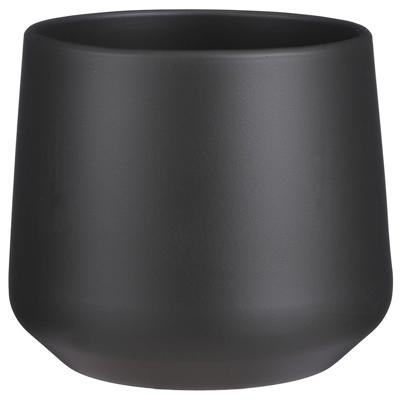 Amber pot rond donkergrijs mat h18xd21 cm Mica Decorations - Mica decorations