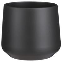 Amber pot rond donkergrijs mat h18xd21 cm Mica Decorations - Mica decorations - thumbnail