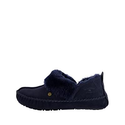 Warmbat Pantoffels Barrine BAR341045 Donker Blauw-36 maat 36