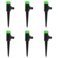 VidaXL Sproeiers 6 st 3x6x19,5 cm abs en pp groen en zwart - thumbnail