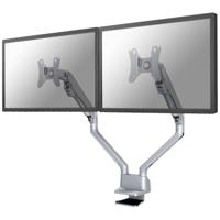 Neomounts FPMA-D750DSILVER Monitor-tafelbeugel Aantal monteerbare displays: 2 Display(s) 25,4 cm (10) - 81,3 cm (32) Grijs Zwenkbaar, Roteerbaar, Kantelbaar, - thumbnail