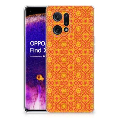 OPPO Find X5 | TPU bumper | Batik Oranje
