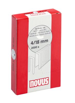 Novus Nieten Smalrug C 4/18 mm - 2000 Stuks Novus Nieten Smalrug C 4/18 mm - 2000 Stuks