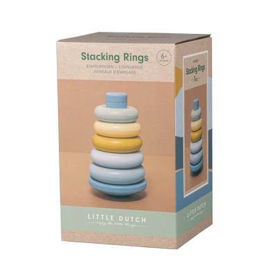 Little Dutch Stapelringen Blauw Little Dutch Stapelringen Blauw
