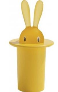 Alessi Magic Bunny Tandenstokerhouder kunststof geel Alessi Magic Bunny Tandenstokerhouder kunststof geel