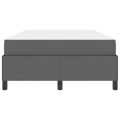 Boxspring bed Donkergrijs en Zwart 120 x 190 cm