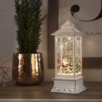 Kerstlantaarn LED met kerstman en hond Konstsmide - Konstsmide - thumbnail