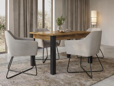 Rechthoekige eettafel OLIANNE 180 cm appenzeller sparren