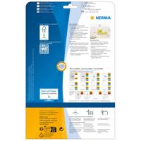 Etiket herma 5140 63.5x29.6mm neon geel 540stuks - thumbnail