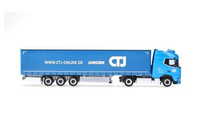 Herpa 318495 H0 Vrachtwagen DAF XG gardinendekzeilen „CTJ” (Nordrhein-Westfalen/Dormagen) Herpa 318495 H0 Vrachtwagen DAF XG gardinendekzeilen „CTJ” (Nordrhein-Westfalen/Dormagen)