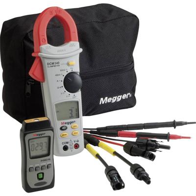 Megger PVK330 Fotovoltaïsche multimeter, Stroomtang Digitaal Incl. stralingsmeter, Incl. tas CAT III 600 V Weergave (counts): 4000