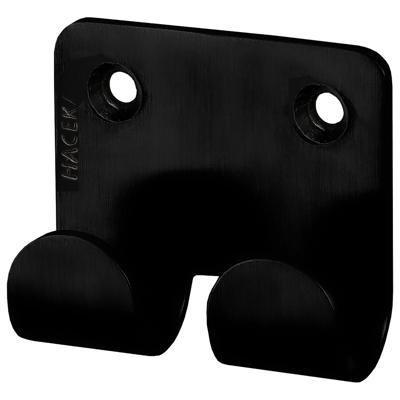 Handdoekhaak Haceka Ixi Dubbel Voor Inloopdouche Mat Zwart Haceka Handdoekhaak Haceka Ixi Dubbel Voor Inloopdouche Mat Zwart Haceka