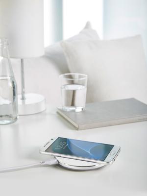 Intenso WA1 7410512 Inductie lader 2000 mA Uitgangen Qi-standaard Wit