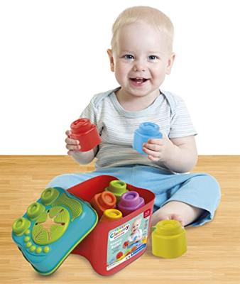Clementoni baby clemmy sensory emmer met blokken