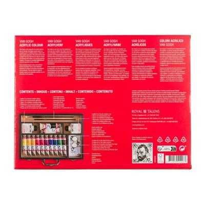 Van Gogh • acrylverf startersbox xl 12 x 40ml + accessoires