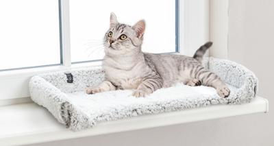 Trixie ligmat calida voor vensterbank warmtereflecterend wit-grijs