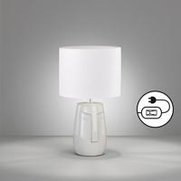 Fischer & Honsel TafellampFace Ø 22cm wit - 50715 - thumbnail
