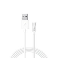 Savio CL-125 USB-kabel USB 2.0 1 m USB A USB C Wit - thumbnail