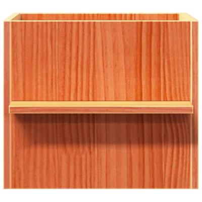 Kattenhuis 51x35x30 cm massief grenenhout wasbruin Kattenhuis 51x35x30 cm massief grenenhout wasbruin