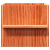 Kattenhuis 51x35x30 cm massief grenenhout wasbruin - thumbnail