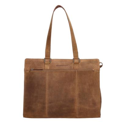 Hide & Stitches Idaho Laptopbag 15,6 inch-Brown
