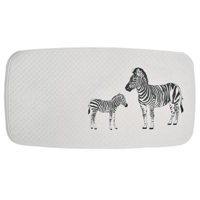 RIDDER badmat zebra 38x72 cm wit en zwart