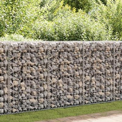 Gabion mand 200x50x100 cm gegalvaniseerd staal - thumbnail