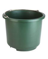 Emmer stalbouw stabiel kunststof groen 12l - thumbnail