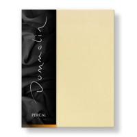 Dommelin Dommelin Hoeslaken Uni Percal 200TC 532 Lichtgeel 120x200/30 - thumbnail