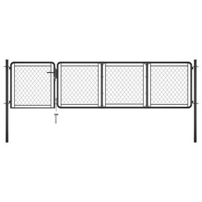 vidaXL Poort 75x350 cm staal antraciet vidaXL Poort 75x350 cm staal antraciet