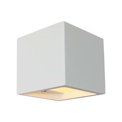 Artdelight Overschilderbare wandspotPlaster Square Up - Down wit - WL 8172 WI