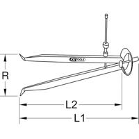 KS Tools 3000421 Gatpasser Gereedschapsstaal - thumbnail