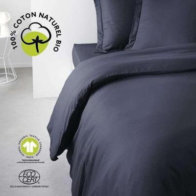 Beddengoedset - VANDAAG - 240 x 260 cm - 100% katoen - Biologisch Marineblauw - GOTS-gecertificeerd Beddengoedset - VANDAAG - 240 x 260 cm - 100% katoen - Biologisch Marineblauw - GOTS-gecertificeerd