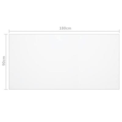 VidaXL Tafelbeschermer 180x90 cm 1,6 mm pvc transparant VidaXL Tafelbeschermer 180x90 cm 1,6 mm pvc transparant