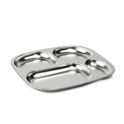 Gecompartimenteerde lade - THERMOBABY - 4 compartimenten - BPA-vrij - Roestvrij staal