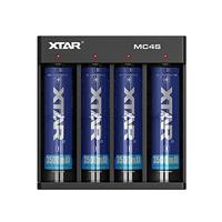 Batterijlader voor 18650 Li-ion / NiMH cilindrische batterijen Xtar MC4S - thumbnail