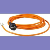 AS Schwabe 70909 Aansluitkabel Stroom Oranje 3.00 m - thumbnail