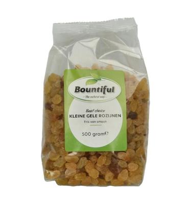 Bountiful Rozijnen geel klein 500 Gram