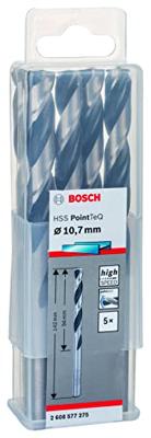 Bosch Accessories 2608577275 2608577275 Metaal-spiraalboor 10.7 mm 5 stuk(s) Bosch Accessories 2608577275 2608577275 Metaal-spiraalboor 10.7 mm 5 stuk(s)