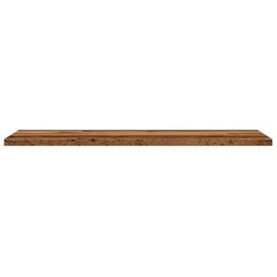Wandschappen 4 st 60x30x1,5 cm bewerkt hout oud houtkleurig - thumbnail
