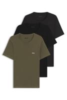 Boss T-shirt Classic 3-pack antraciet-zwart-groen - thumbnail