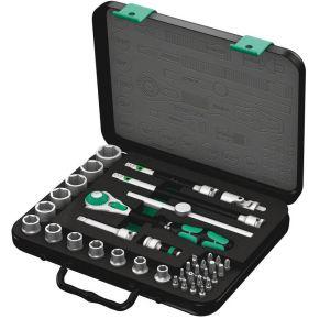 Wera 8100 SB 4 Zyklop Speed ratel- en doppenset, 3/8"-aandrijving, inch, 38 -delig - 1 stuk(s) - 05003596001