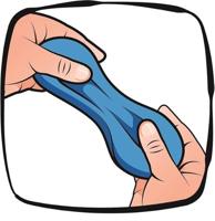 Kneedgum maped croc croc blister 1 stuk blauw - thumbnail