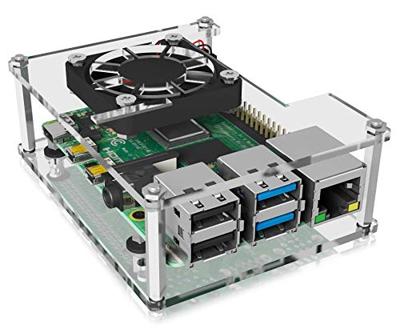 ICY BOX-RP106 transparant acryl frame voor Raspberry Pi 2/3/4