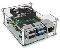 ICY BOX-RP106 transparant acryl frame voor Raspberry Pi 2/3/4 - thumbnail