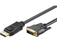 goobay 51961 DisplayPort/DVI-D adapterkabel, 2m zwart - thumbnail