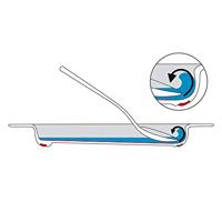 Ornamin bord groot wit 26 cm - thumbnail