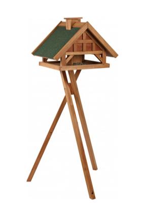 TRIXIE NATURA VOEDERHUIS MET STANDAARD BRUIN 54X40X48 CM / 145 CM TRIXIE NATURA VOEDERHUIS MET STANDAARD BRUIN 54X40X48 CM / 145 CM