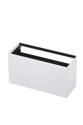 INK - Onderkast 2 Laden Push To Open 65cm Gelakt - 1200x450x650 Mm - Mat Wit